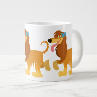 Tasse Géante Caricature mignonne prêt à l'Afghanistan Hound Jum