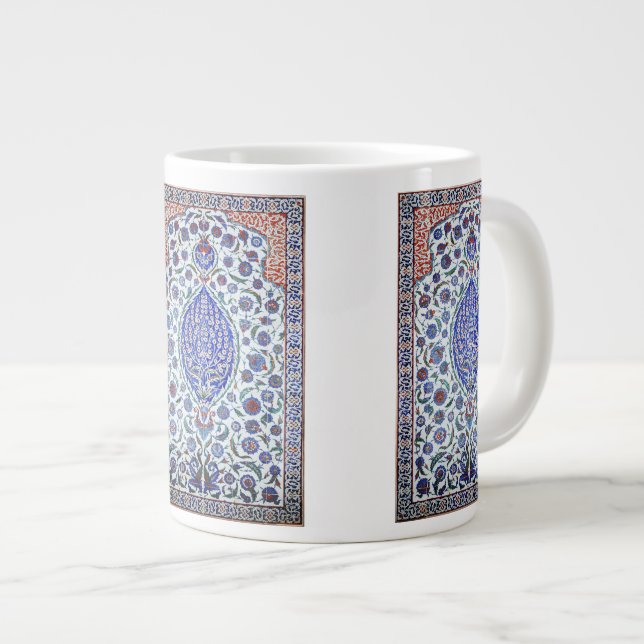 Tasse Géante Carrelage floral turc (Devant droit)