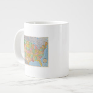 Tasse Géante Carte 3 des États-Unis