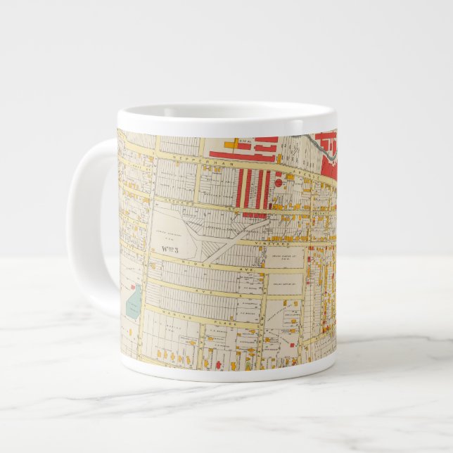 Tasse Géante Carte Atlas des Yonkers 2 (Devant gauche)