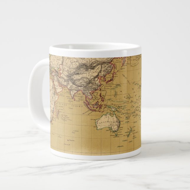 Tasse Géante Carte continentale (Devant gauche)