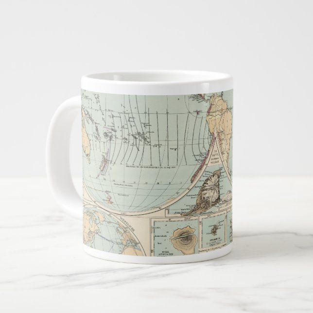 Tasse Géante Carte de l'Atlas de Thatigkeit des Erdinnern (Devant gauche)