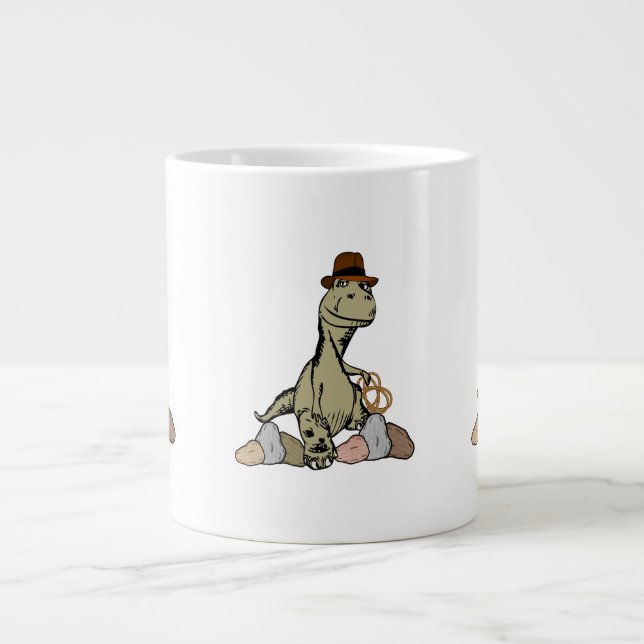 Tasse Géante Carton Tyrannosaurus Dinosaur Explorateur (Devant)