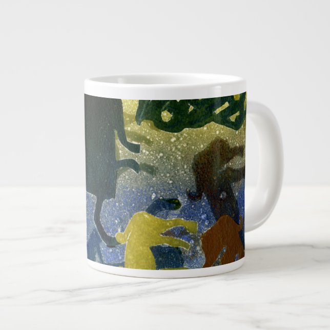 Tasse Géante Cavaliers Pictish (Devant droit)