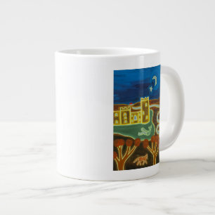 Tasse Géante Château de Bodiam par le clair de lune 2010