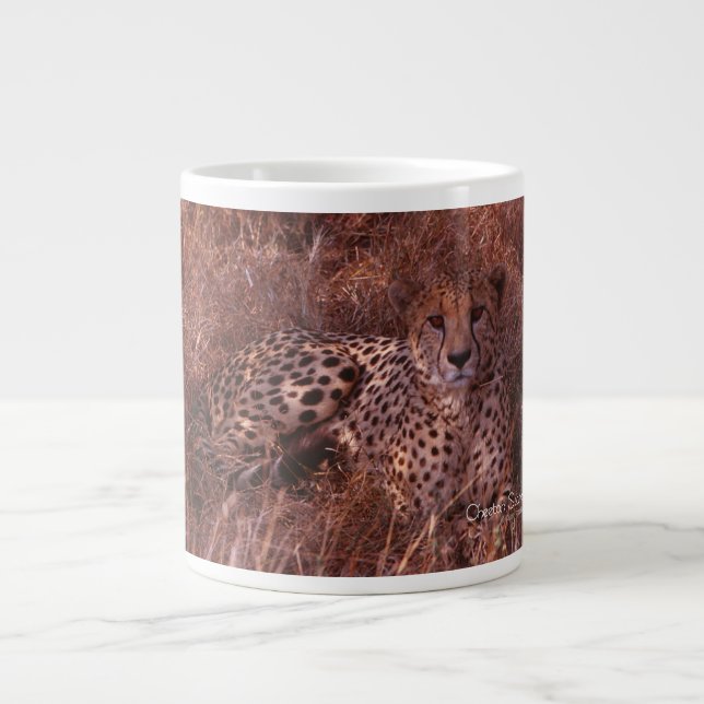 Tasse Géante Cheetah Stare (Devant)