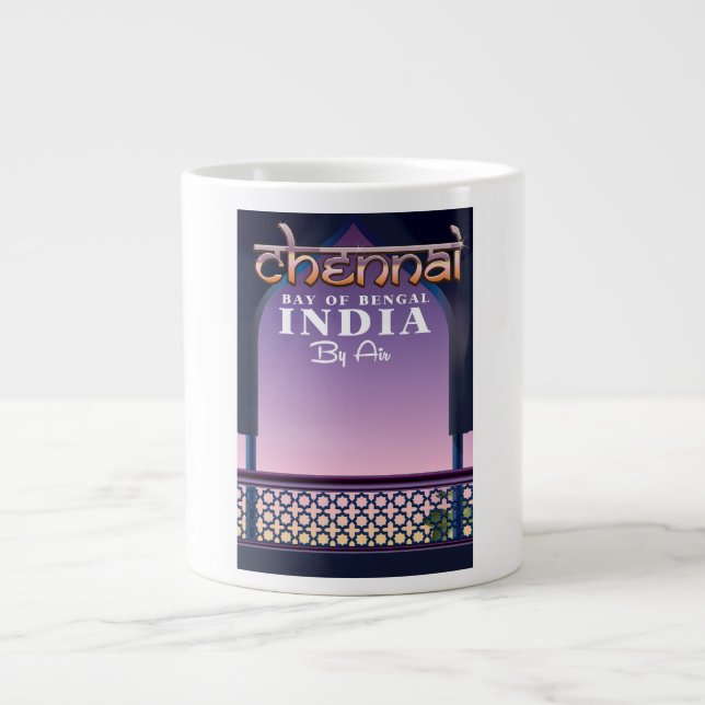 Tasse Géante Chennai, baie du Bengale dans l'est de l'Inde (Devant)