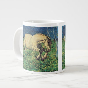Tasse Géante Cheval au galop par Giovanni Segantini, Art ancien