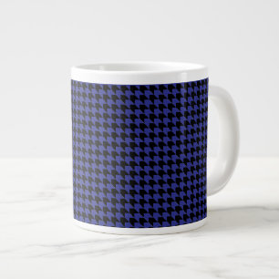 Tasse Géante Chevron Check bleu et noir