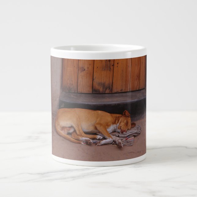 Tasse Géante Chien au repos (Devant)