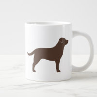 Chocolat Labrador Retriever Chien Silhouettes