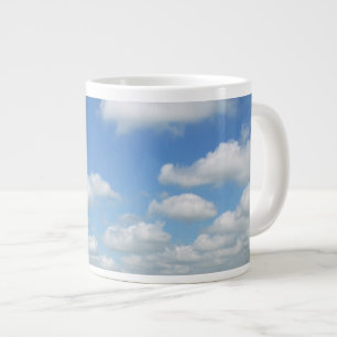 Tasse Géante Ciel bleu avec des nuages