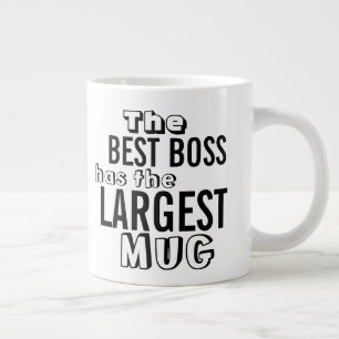 Tasse Géante Citation du meilleur patron amusant Gros gros boug
