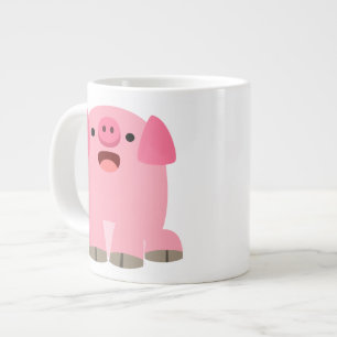 Tasse Géante Cochon De Carton Oinking
