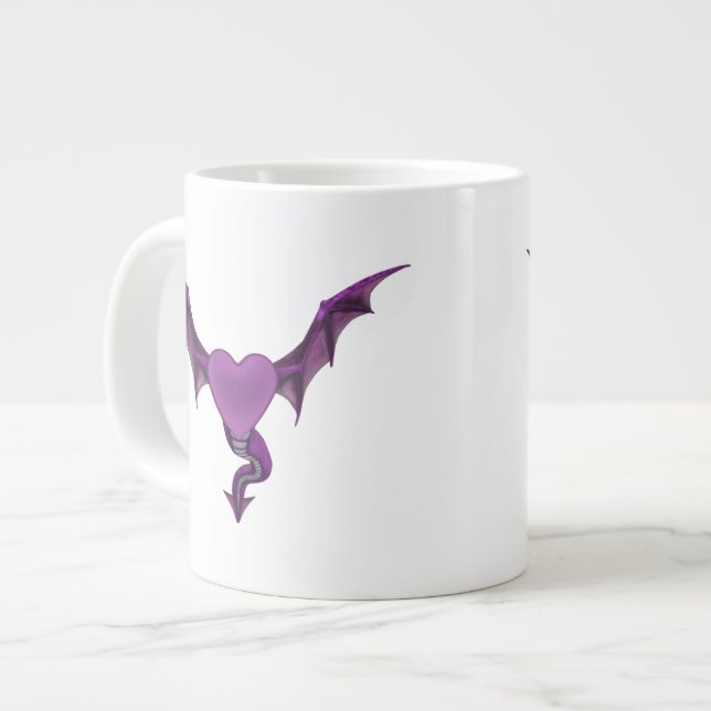 Tasse Géante Coeur de dragon (Devant gauche)