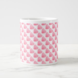 Tasse Géante Coeurs roses