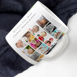 Tasse Géante Collage photo personnalisé<br><div class="desc">collage photo personnalisé unique et texte modèle jumbo boisson-ware de Ricaso .. grande idée cadeau personnel</div>
