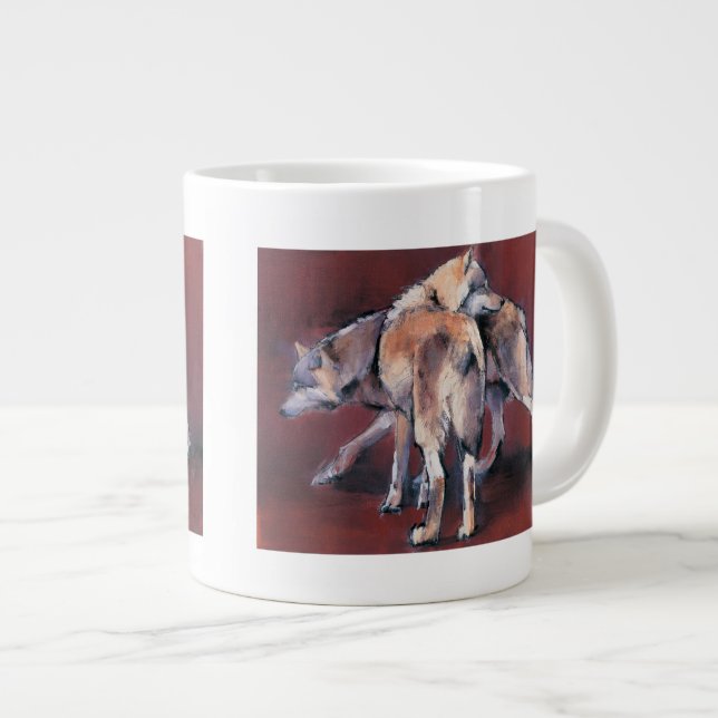 Tasse Géante Composition 2001 en loup (Devant droit)
