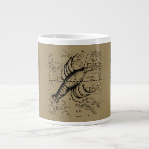Tasse Géante Constellation du cancer par Hevelius vers 1690