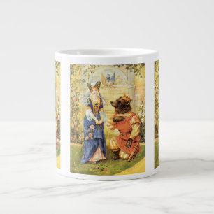 Tasse Géante Conte de fée vintage, beauté et bête
