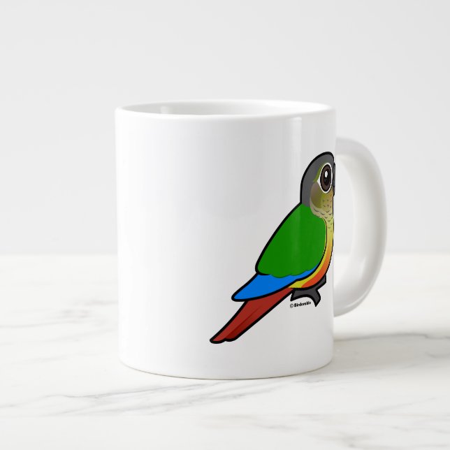 Tasse Géante Conure à côté jaune (Devant droit)