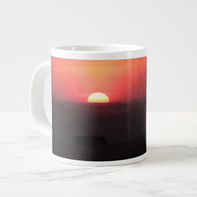 Tasse Géante Coucher de soleil sur la Palouse (Devant gauche)