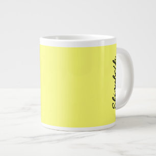Tasse Géante Couleur uni jaune canarien