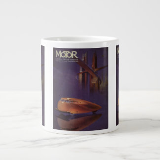 Tasse Géante Couverture de magazine automobile vintage, voiture