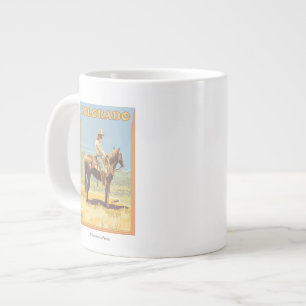 Tasse Géante Cowboy (vue de côté) le Colorado