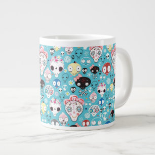 Tasse Géante Crâne riant de texture