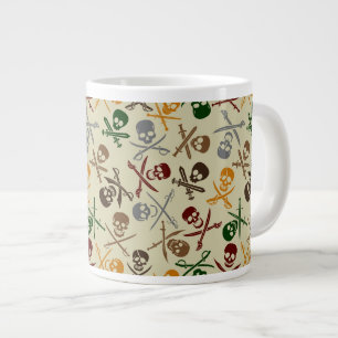 Tasse Géante Crânes de pirate avec les épées croisées