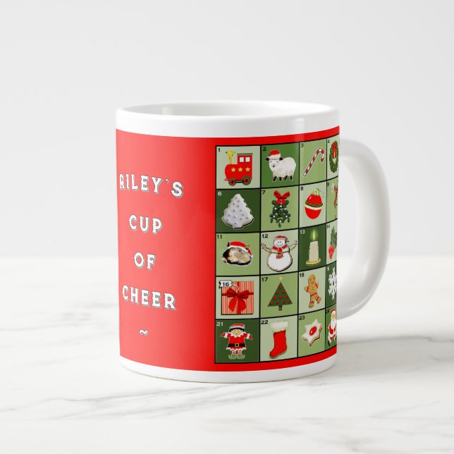 Tasse géante créative pour les fêtes de Noël (Devant droit)