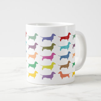 Tasse Géante Dachshund Confetti