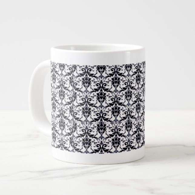 Tasse Géante Damask élégant (Devant gauche)