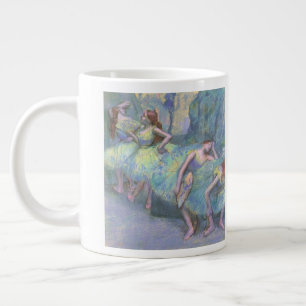 Tasse Géante Danseurs de ballet dans les ailes par Edgar Degas