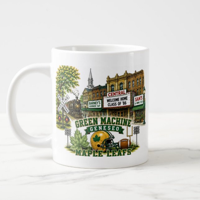 Tasse géante de la promotion 86 de Geneseo (Gauche)