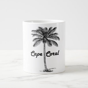 Tasse Géante Design noir et blanc Cape Coral & Palm
