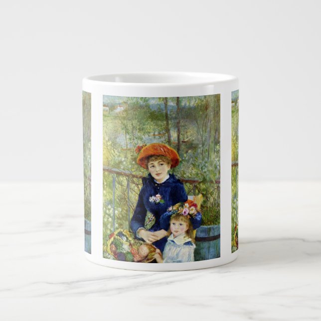 Tasse Géante Deux Sœurs (Sur la Terrasse) de Pierre Renoir (Devant)
