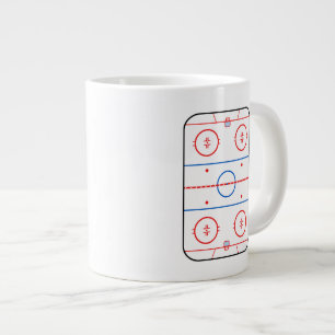Tasse Géante Diagramme de la patinoire Conception du jeu de hoc