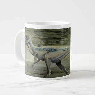 Tasse Géante Dinosaures vintage, un Hypsilophodon du Crétacé