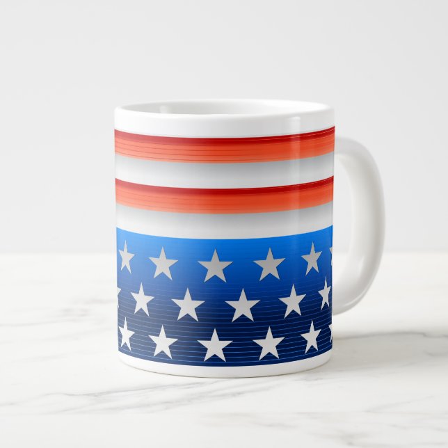 Tasse Géante Drapeau américain (Devant droit)