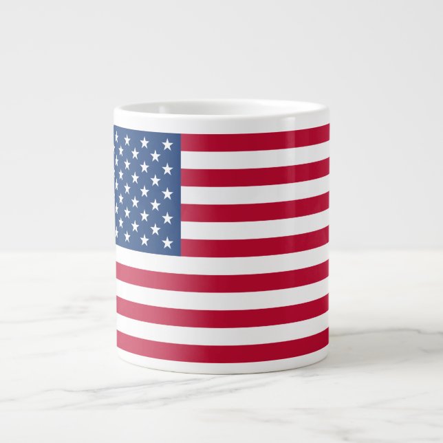 Tasse Géante Drapeau américain (Devant)
