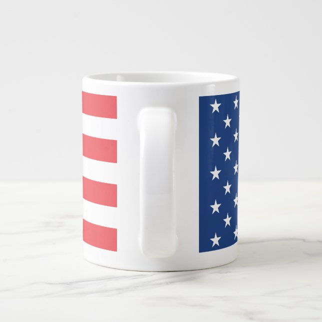 Tasse Géante Drapeau américain (Dos)