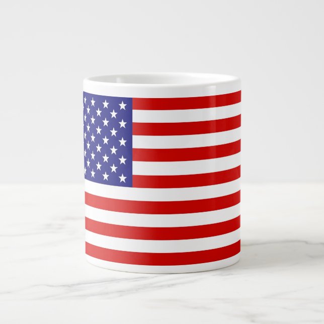 Tasse Géante Drapeau américain (Devant)