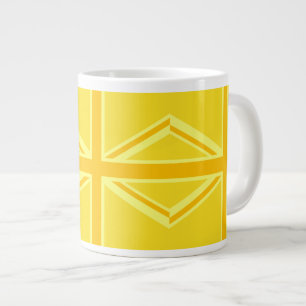 Tasse Géante Drapeau britannique Union Jack très jaune