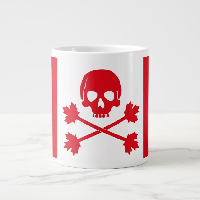 Tasse Géante Drapeau Canadien Modifié Pour Les Techs Rad (Devant)