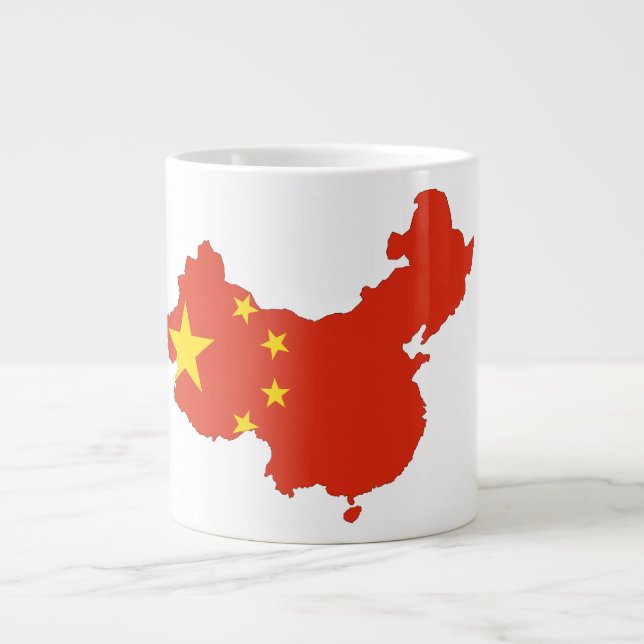 Tasse Géante Drapeau de pays de la Chine (Devant)