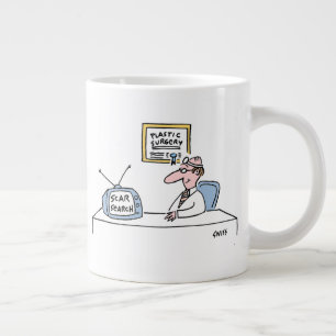 Tasse Géante Drôle Cosmétique Chirurgien Plastique Caricature J