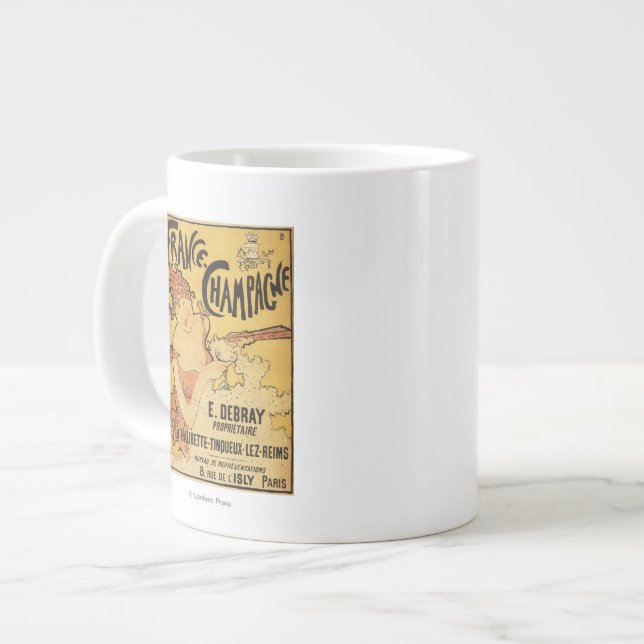 Tasse Géante  E. Affiche de la campagne Debray Champagne (Devant gauche)