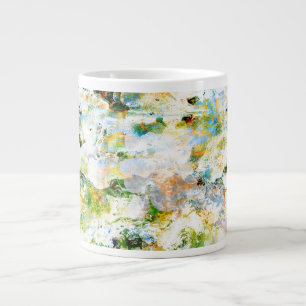 Tasse Géante Eau couleur, grunge rustique graphisme art